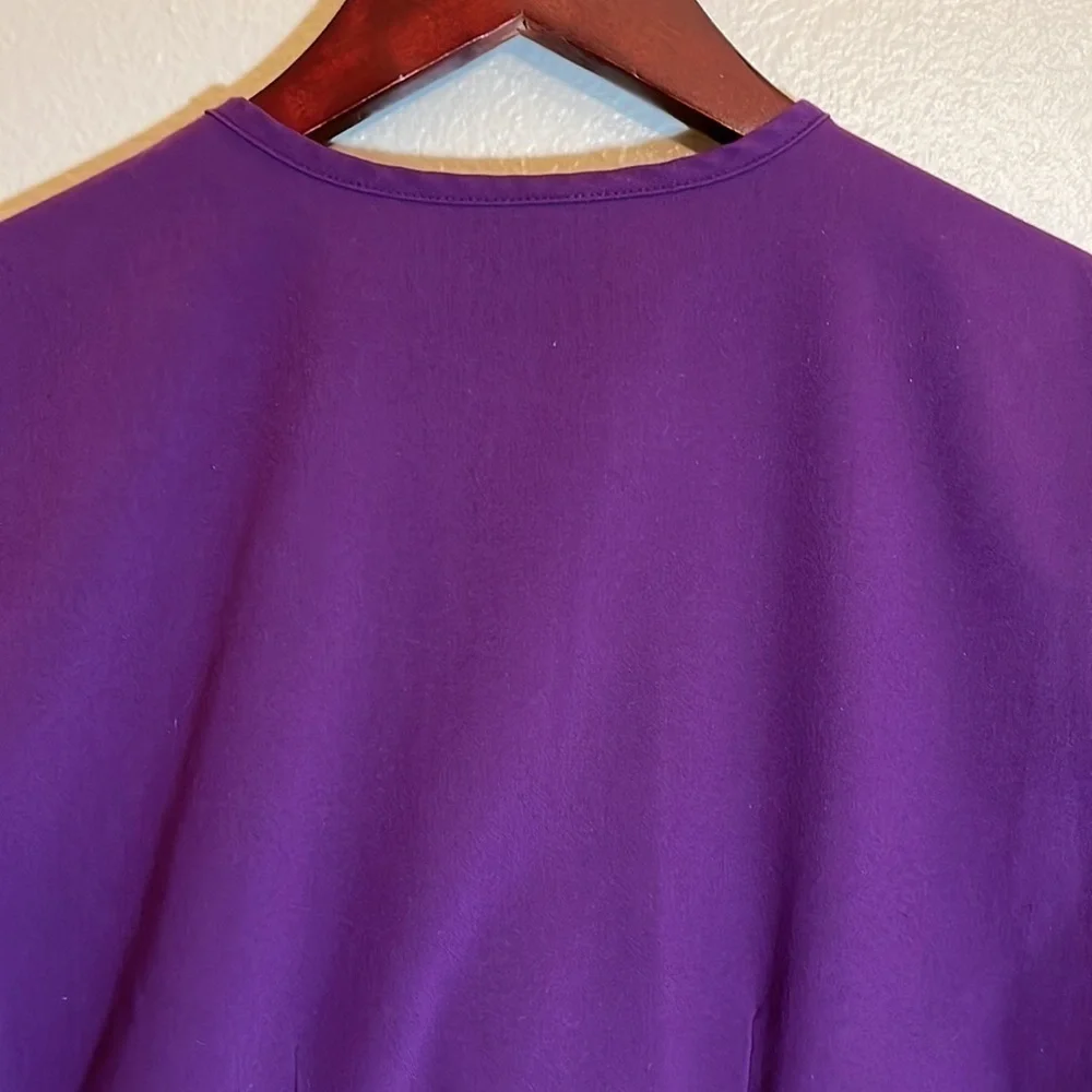 GREY’S Anatomy By Barco Purple Scrub Shirt - Picture 9 of 14